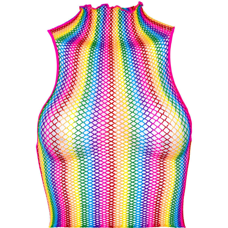 LEG AVENUE CHEMISES Haut Filet Multicolore — vue alternative