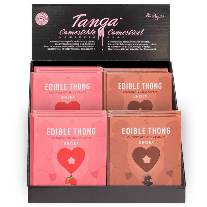 SECRETPLAY COSMETIC STRING GUMMY FRAISE — accessoires inclus
