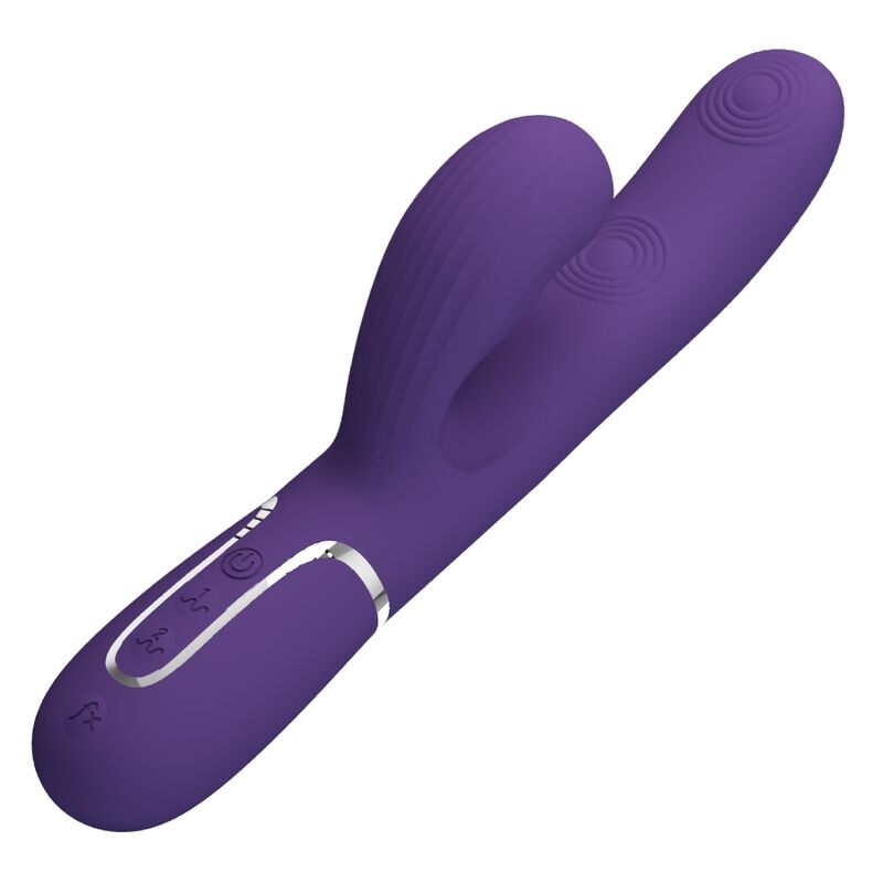 PRETTY LOVE FLIRTATION PERLITA VIBRATEUR G-SPOT 3 1 MULTIFONCTION VIOLET — vue arrière