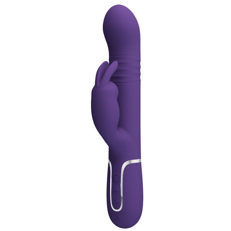 PRETTY LOVE FLIRTATION COALE VIBRATEUR RABBIT 4 1 VIOLET — vue détaillée