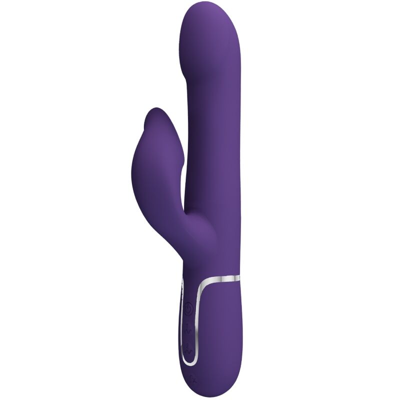 PRETTY LOVE FLIRTATION ZALIN PERLES VIBRATEUR LAPIN 4 1 VIOLET — vue détaillée