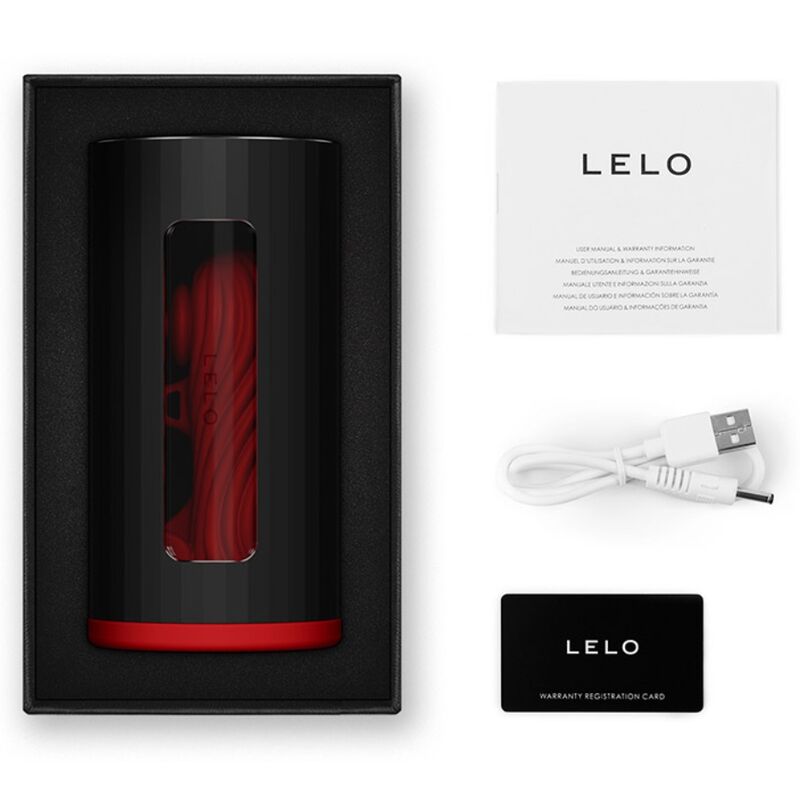 LELO Masturbateur Mâle F1S V3 Rouge — vue arrière