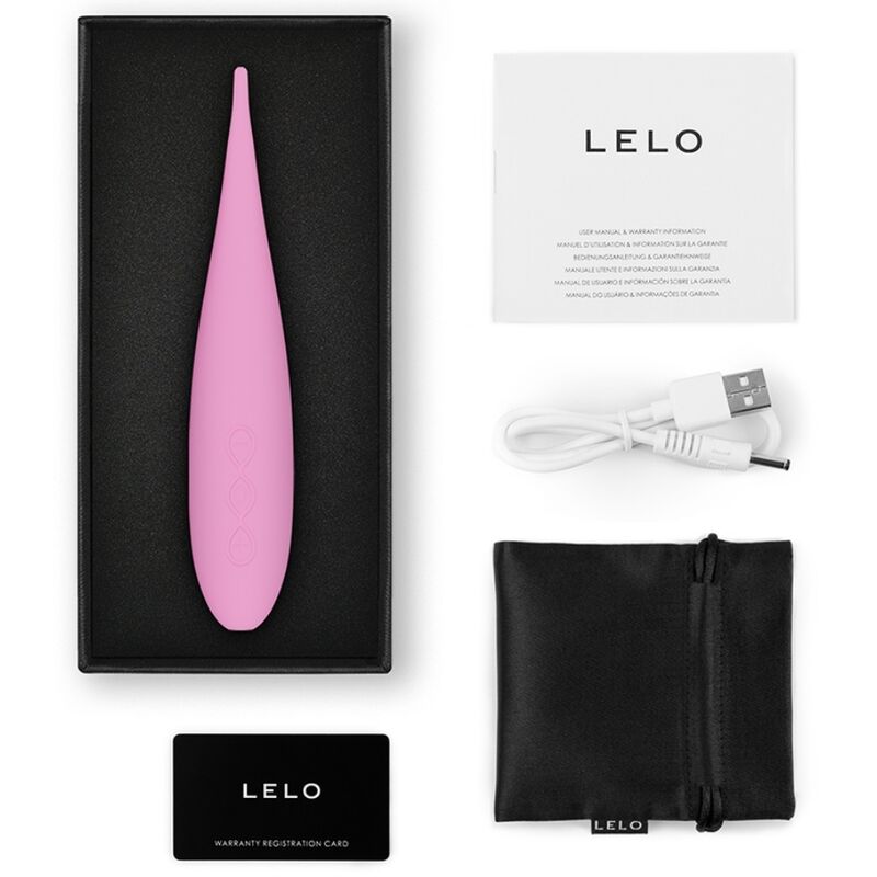 LELO Dot Travel Stimulateur Clitoris Rose — vue arrière