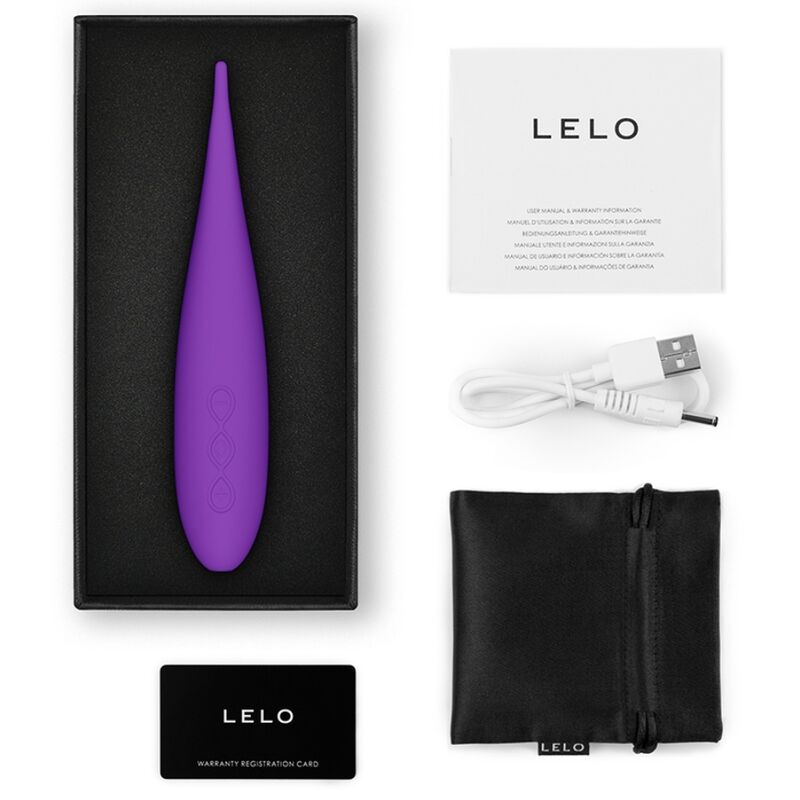 LELO Dot Travel Stimulateur Clitoris Violet — vue arrière