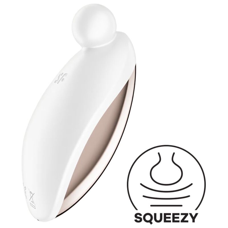 SATISFYER VIBRATOR SPOT ON 2 VIBRATEUR LAY-ON BLANC - Aura Intime