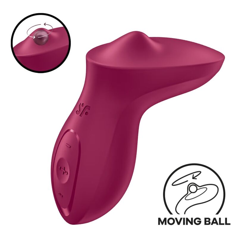 SATISFYER VIBRATOR VIBRATEUR EXCITERRR À POSER SUR CLITORIS FUCHSIA - Aura Intime