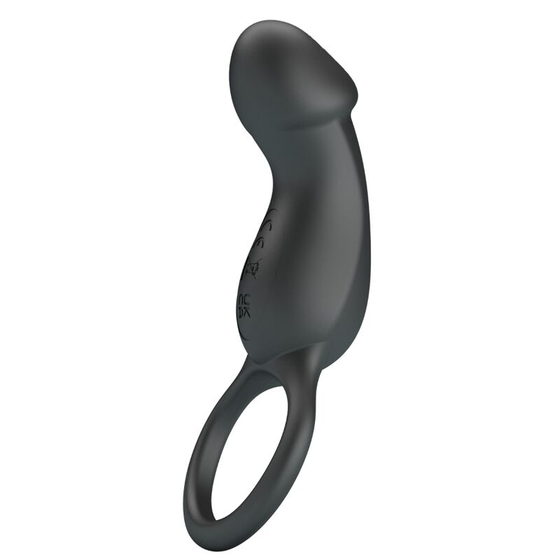 PRETTY LOVE MALE TRAE ANNEAU VIBRANT STIMULATEUR NOIR — vue alternative