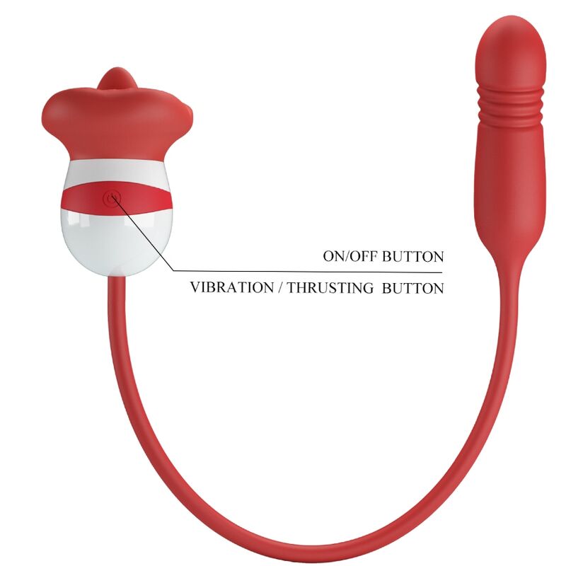PRETTY LOVE FLIRTATION Ashlynn Masturbateur Bouche Rouge — vue arrière