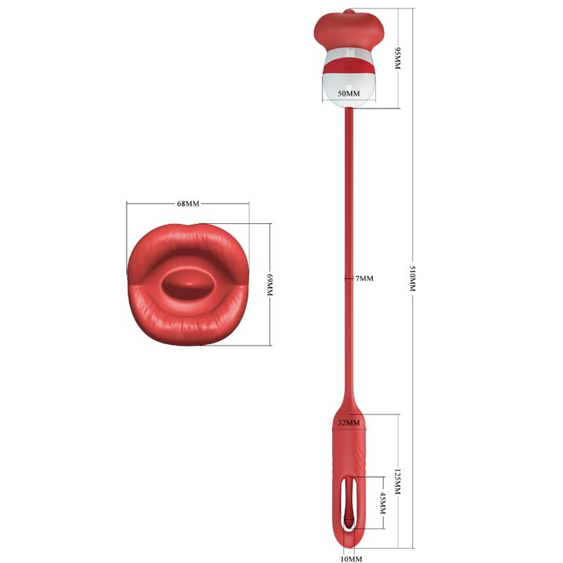 ROMANCE Alyss Masturbateur Bouche Rouge — vue arrière