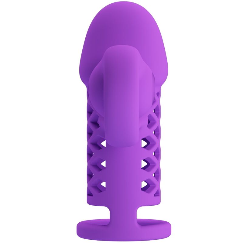 ROMANCE HARDEN MANCHE PROLONGÉE POURPRE — vue arrière
