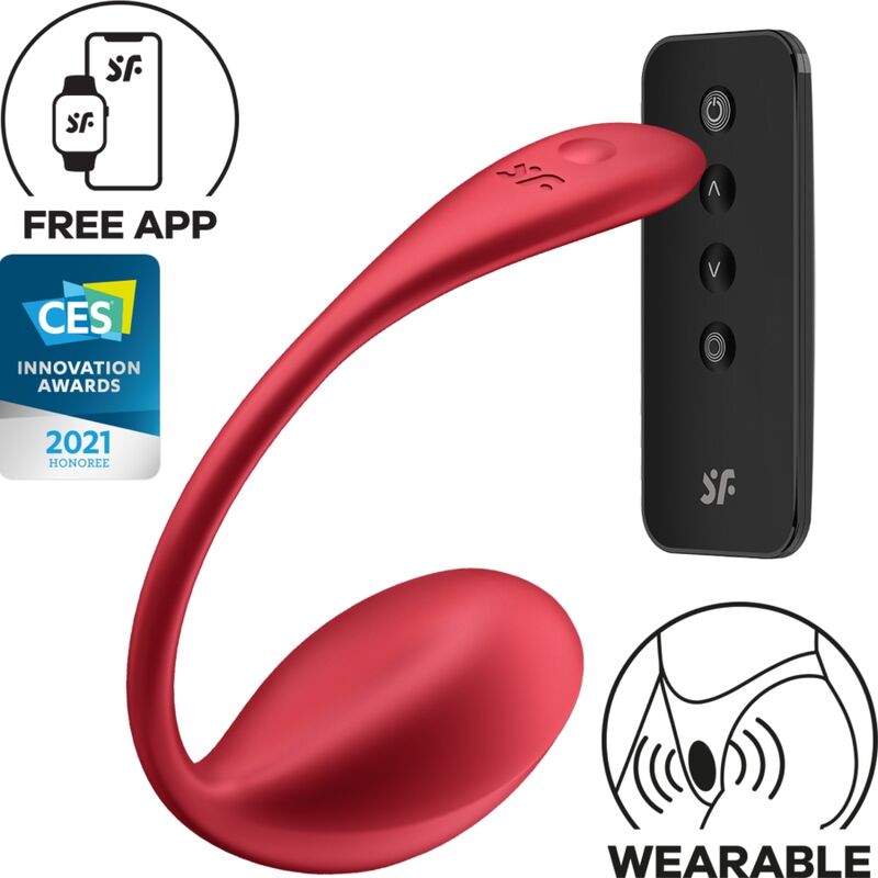 SATISFYER PARTNER Shiny Petal Stimulateur À Télécommande À Distance G Point... - Aura Intime
