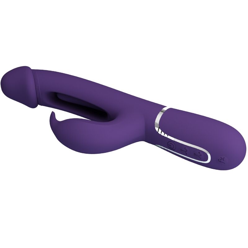 PRETTY LOVE PARTY UP Vibrateur Multifonction 3 1 Kampas Rabbit Langue Violet — vue arrière