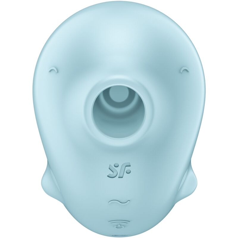 SATISFYER AIR PULSE Sassy Seal Stimulateur Vibrateur Bleu — vue arrière