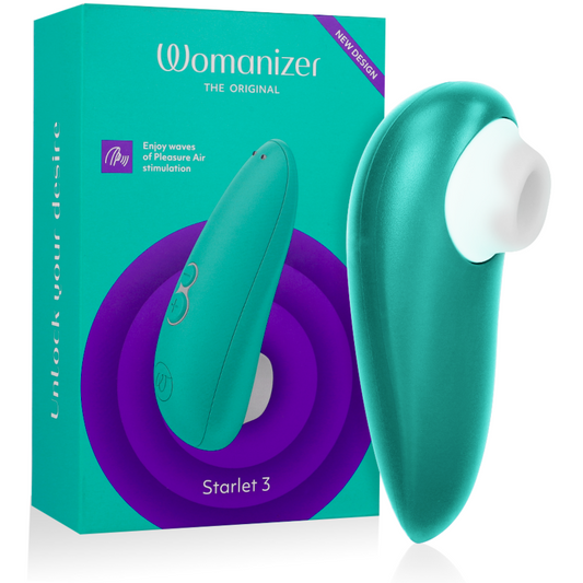 WOMANIZER Stimulateur Clitoral Starlet 3 Turquoise - Aura Intime