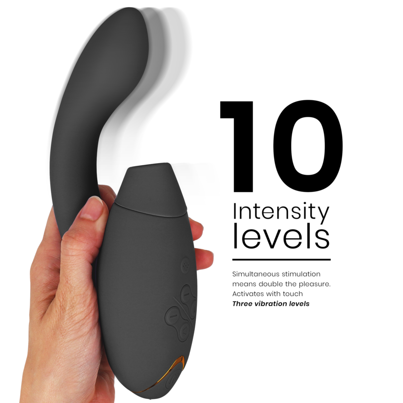 WOMANIZER Stimulateur Duo 2 Noir — vue arrière