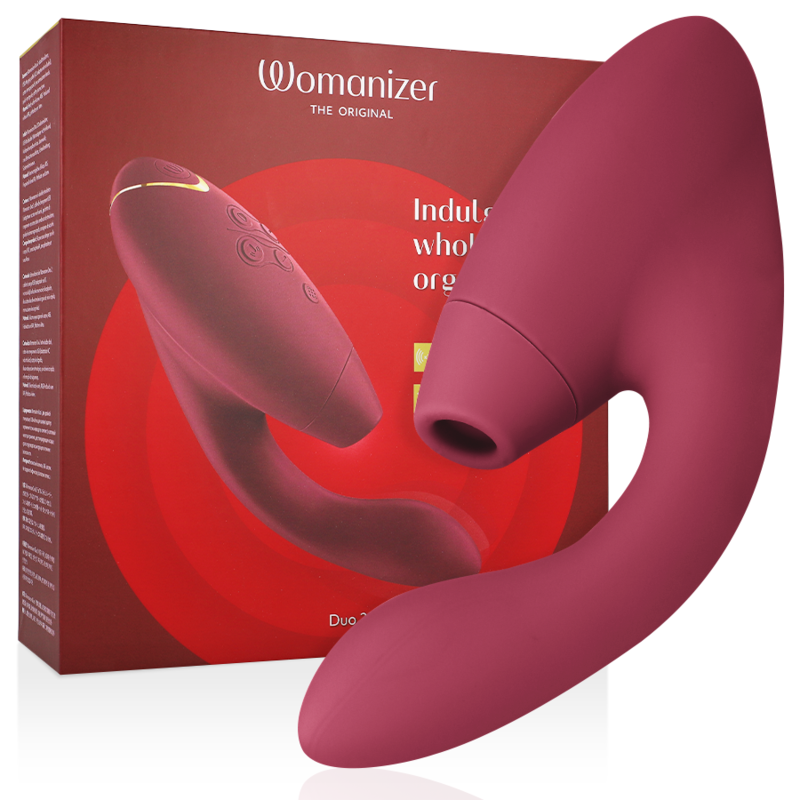 WOMANIZER Duo 2 Stimulateur Bordeaux - Aura Intime
