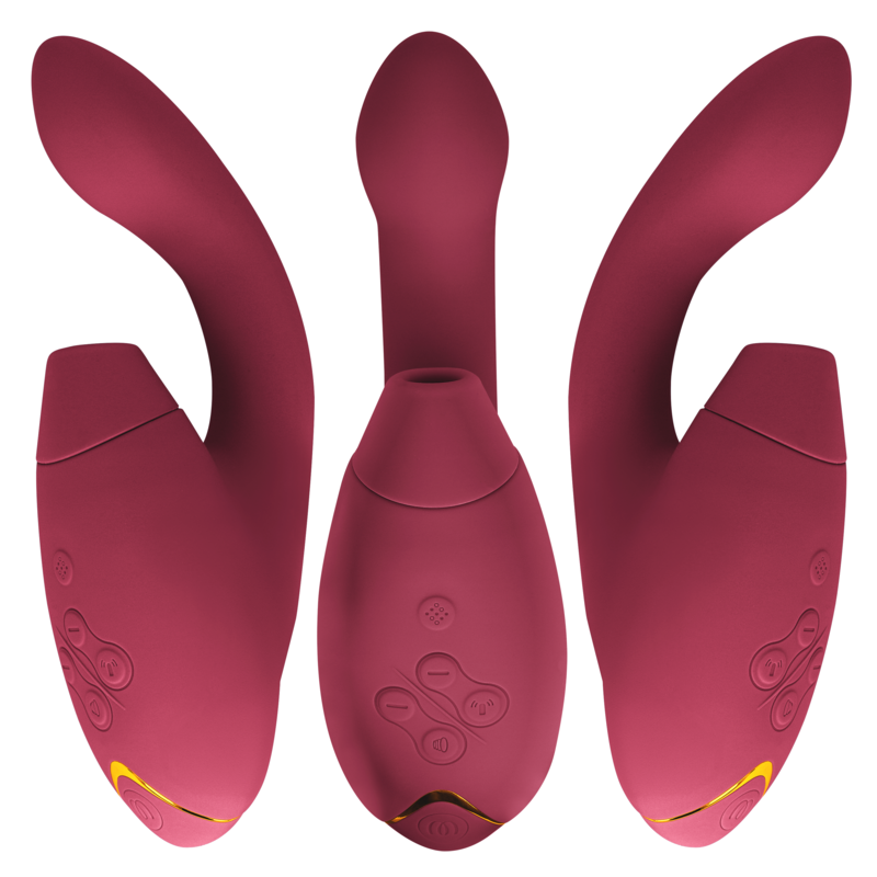 WOMANIZER Duo 2 Stimulateur Bordeaux — vue détaillée