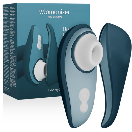 WOMANIZER Liberty 2 Stimulateur Clitoris Aspiration Bleu - Aura Intime