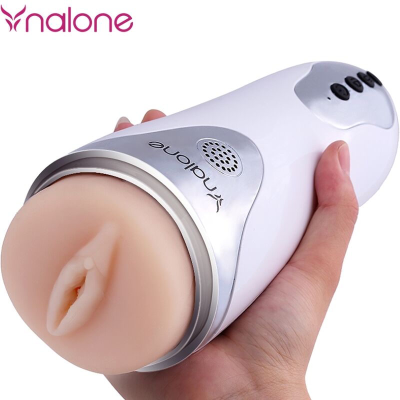 NALONE MAGICIAN MASTURBATOR VIBRATION BLANCHE — accessoires inclus