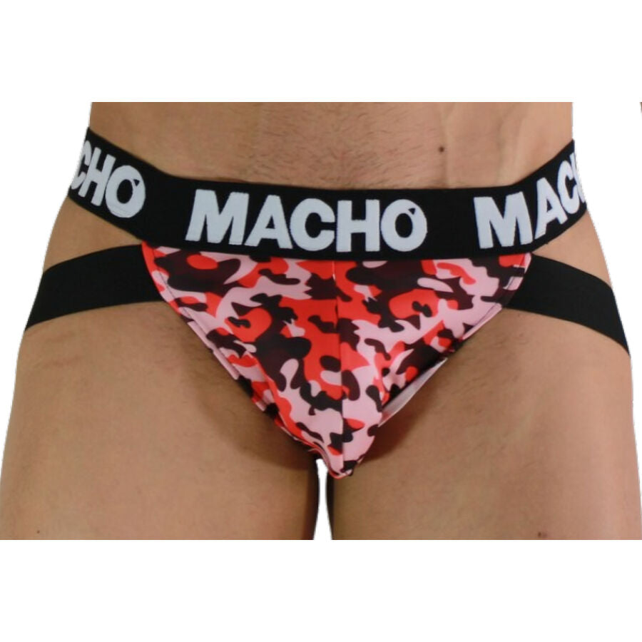 MACHO UNDERWEAR Mx28Mr Jock Militaire Rouge Xl - Aura Intime