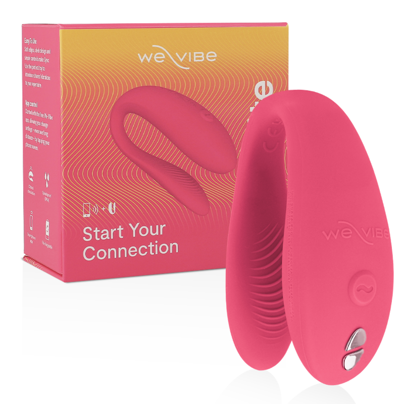 WE-VIBE Sync Lite Stimulateur Clitoris Rose - Aura Intime