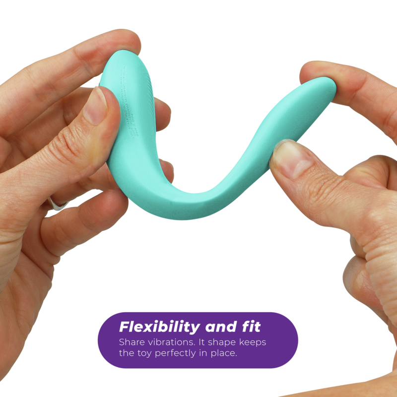 WE-VIBE Sync Lite Stimulateur Clitoris Turquoise — vue arrière