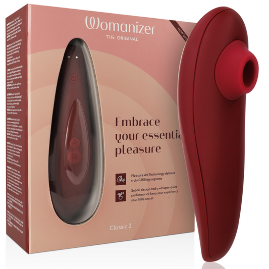 WOMANIZER Stimulateur Clitoral Classic 2 Bordeaux - Aura Intime