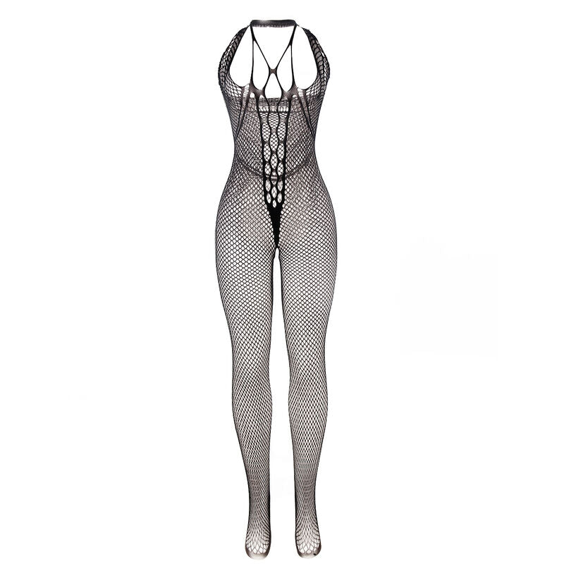 SUBBLIME BODYSTOCKINGS 951788 Bodystocking Long Resille Bretelles Sur Poitrine D... — vue alternative