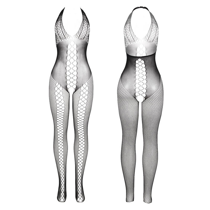 SUBBLIME BODYSTOCKINGS 951832 Bodystocking Dos Ouvert Détails Croisés Noir Taill... — vue alternative