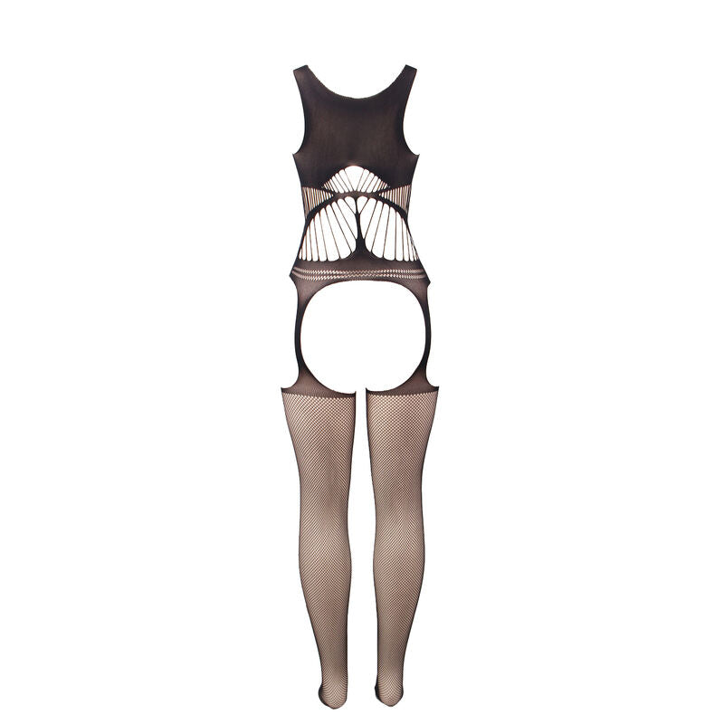 SUBBLIME BODYSTOCKINGS 951900 Bodystocking Résille Sans Fourrure Coque Épaules O... — vue arrière