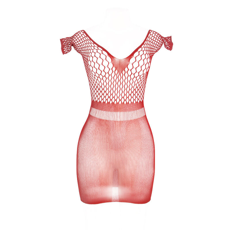 SUBBLIME DRESSES 951924 Robe Courte Crochet Rouge Taille Unique — vue arrière
