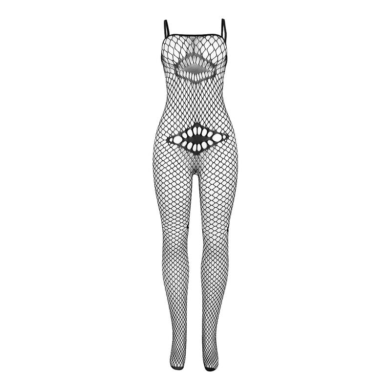SUBBLIME BODYSTOCKINGS 952112 Bodystocking Resille Details Sur Poitrine Ventre N... — vue arrière