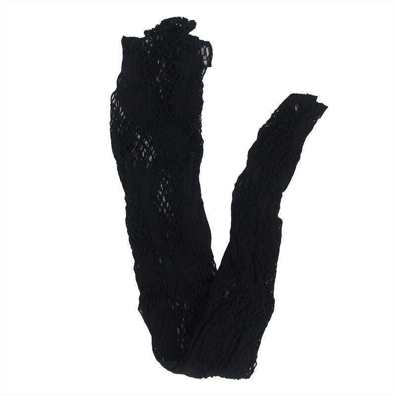 SUBBLIME BODYSTOCKINGS 952129 Bodystocking Réseille Motif Robe Détails Floraux N... — accessoires inclus