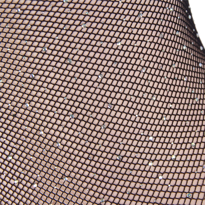 SUBBLIME BODIES 952297 Body Réseille Brillant Épaules Dénudées Manches Lo... — vue arrière