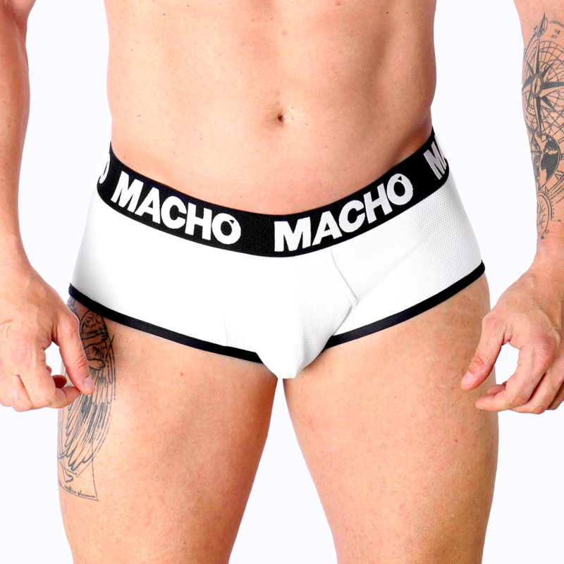 MACHO UNDERWEAR Ms30Bl Slip Blanc L - Aura Intime