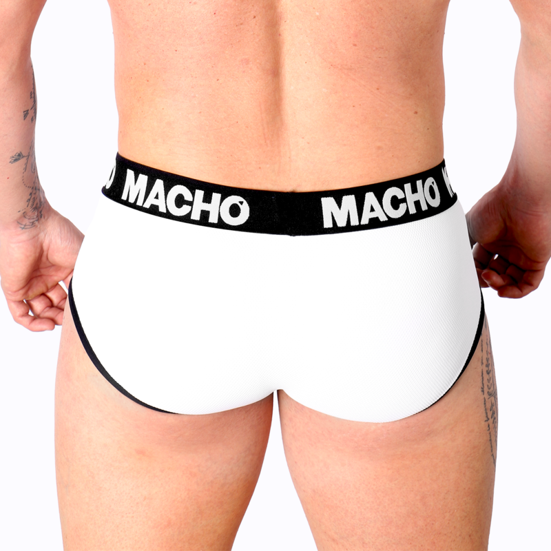 MACHO UNDERWEAR Ms30Bl Slip Blanc L — vue alternative