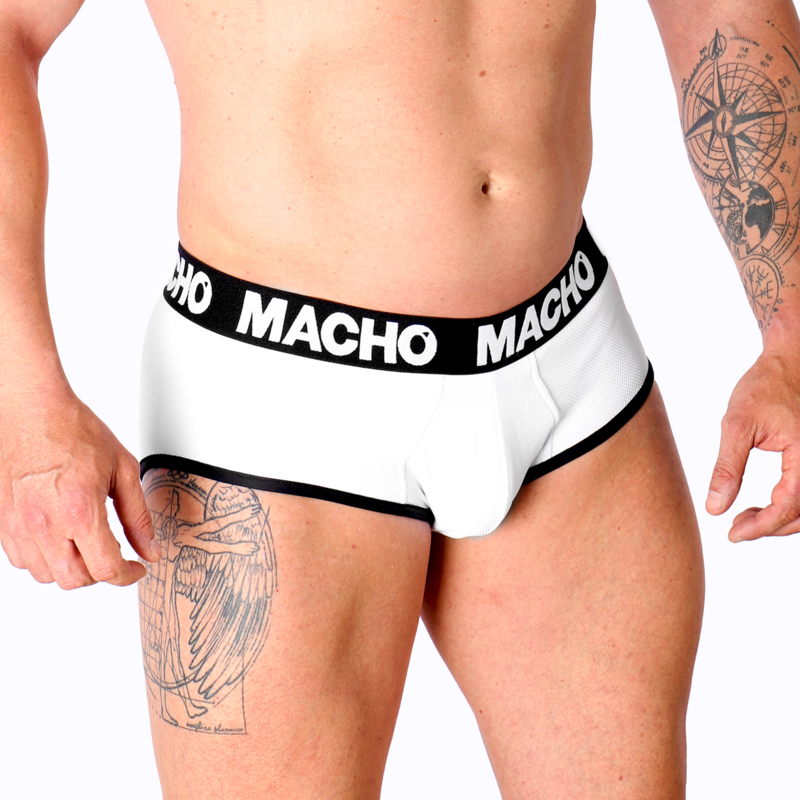 MACHO UNDERWEAR Ms30Bl Slip Blanc L — vue détaillée