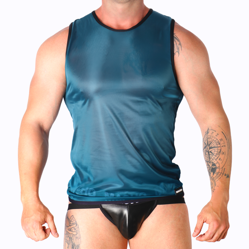 MACHO UNDERWEAR T-SHIRT VERT L/XL - Aura Intime