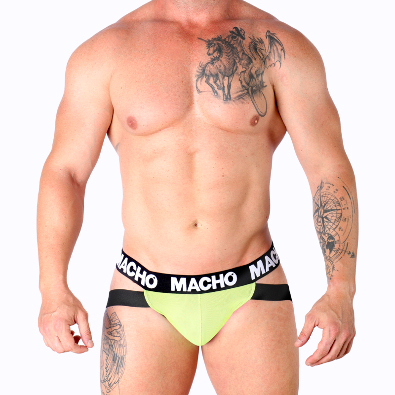 MACHO UNDERWEAR Mx28Fa Jock Jaune M — vue détaillée