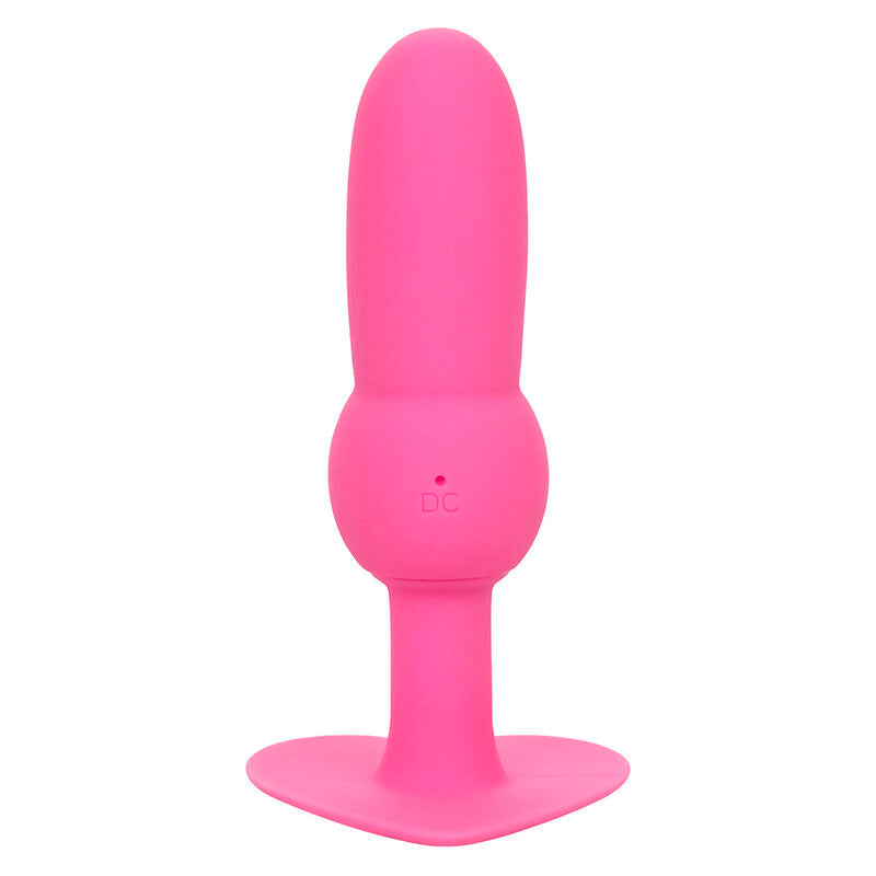 CALEXOTICS FIRST TIME SONDE ANAL PLUG PERLÉE 10 VIBRATIONS ROSE — vue détaillée