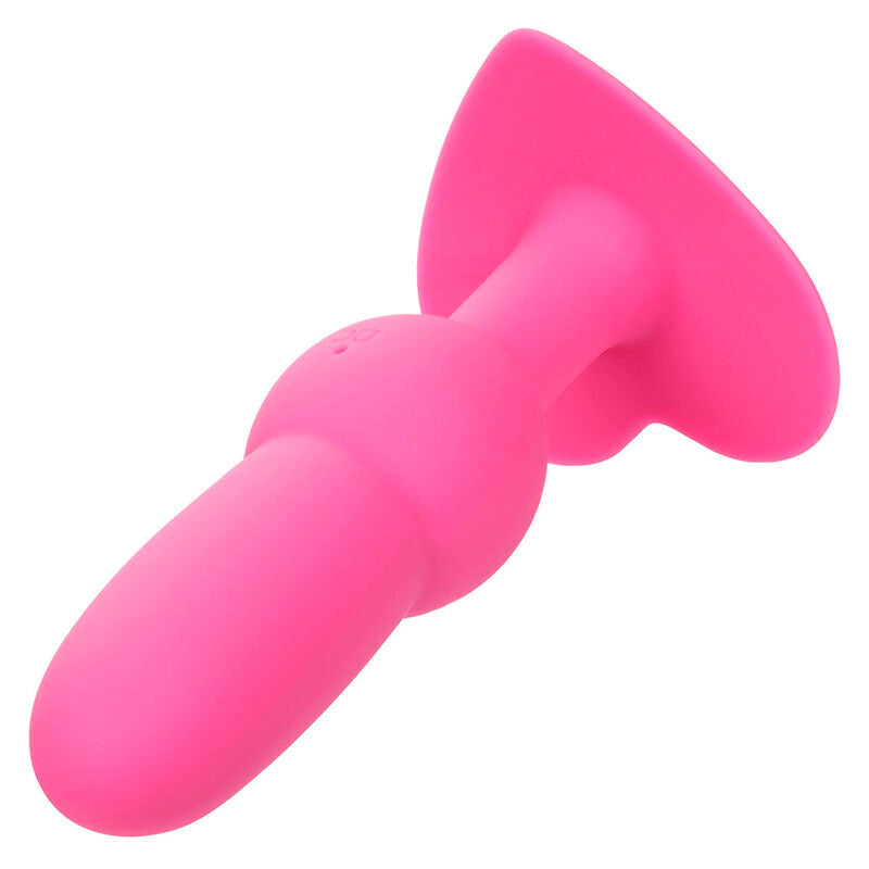 CALEXOTICS - First Time Sonde Anal Plug Perlée 10 Vibrations Rose