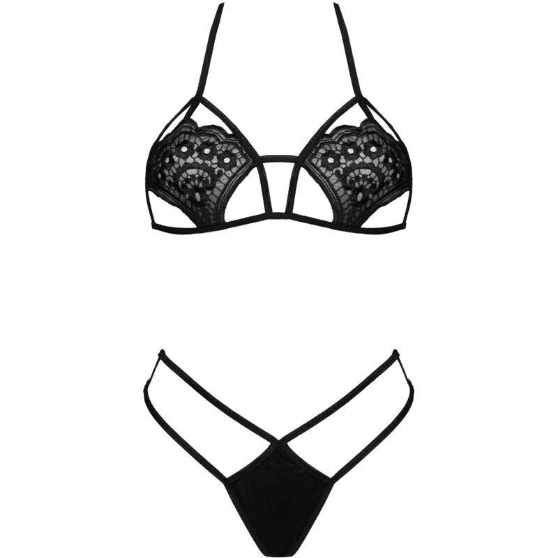 LIVCO CORSETTI SETS Soutien-Gorge + String Jimena Lc 20216 Noir Taille Unique — vue alternative