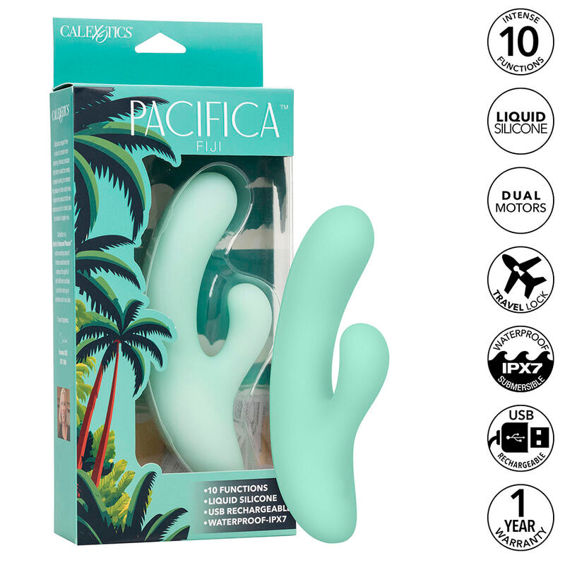 CALEXOTICS Pacifica Fiji Vibrateur & Estimulateur Point G 10 Vibrati... — vue détaillée