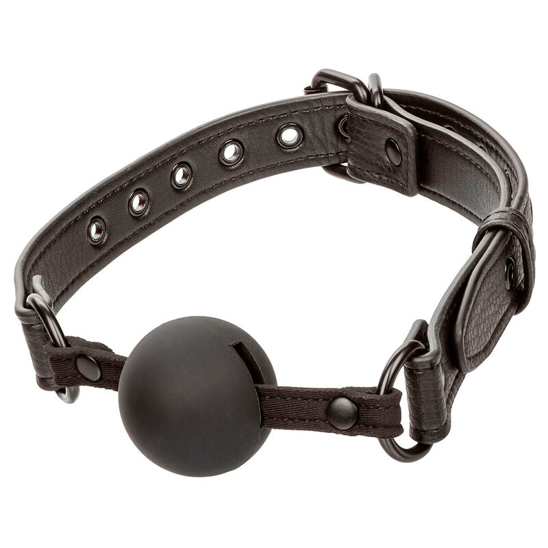 CALEXOTICS Nocturnal Bâillon À Boule Silicone Noir — vue détaillée