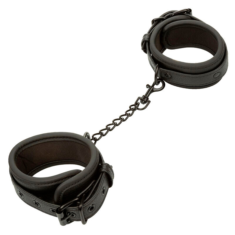 CALEXOTICS Nocturnal Chevilles Réglables Cuir Noir — vue détaillée