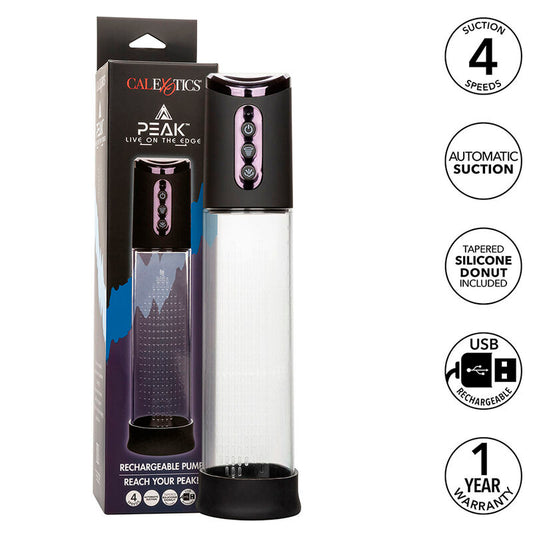 CALEXOTICS Pompe D'Aspiration Peak 4 Vitesses Noire - Aura Intime