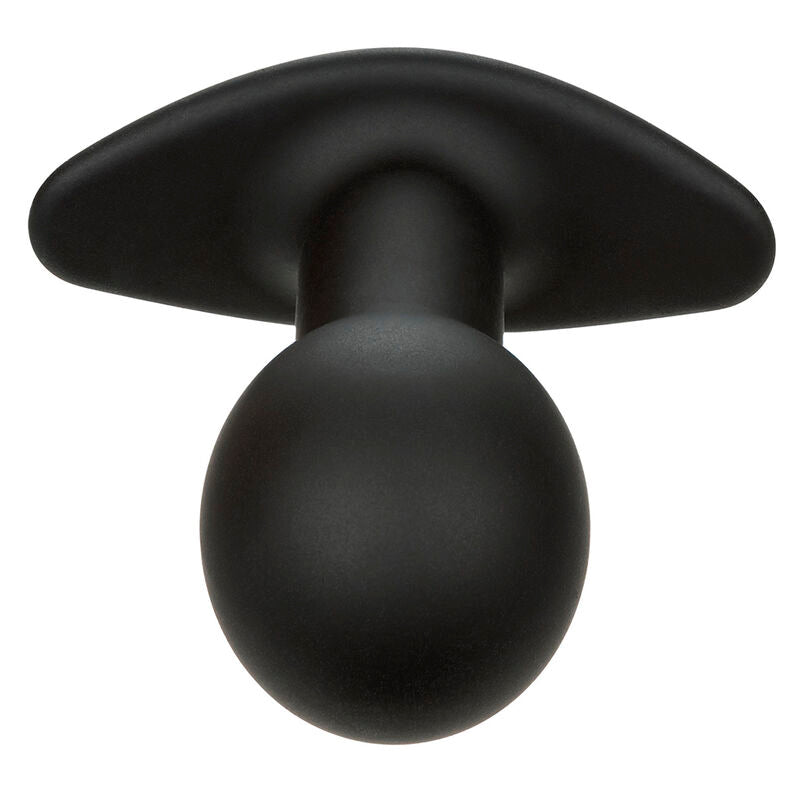 CALEXOTICS ROCK BOTTOM PLUG ANAL 10 VIBRATIONS SILICONE NOIR — vue arrière