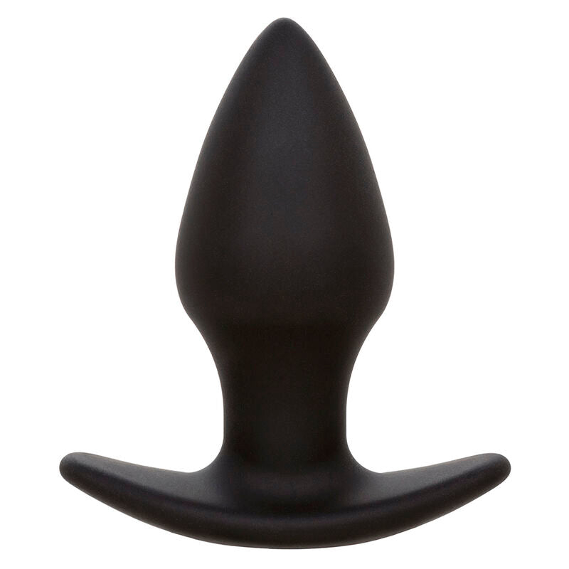 CALEXOTICS ROCK BOTTOM PLUG ANAL PARFAIT 10 VIBRATIONS SILICONE NOIR — vue détaillée