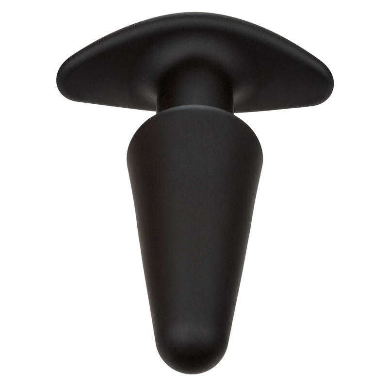 CALEXOTICS ROCK BOTTOM TAPERED ANAL PLUG 10 VIBRATIONS SILICONE NOIR — vue arrière