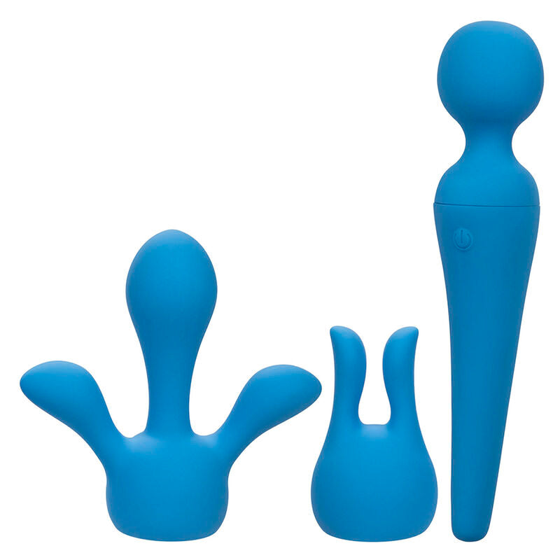 CALEXOTICS Couture Kit Vibrateur Wand 10 Vibrations Bleu — vue détaillée